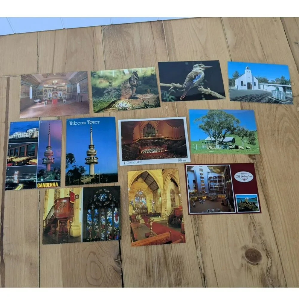 Lot of 11 Vintage postcards from Australia